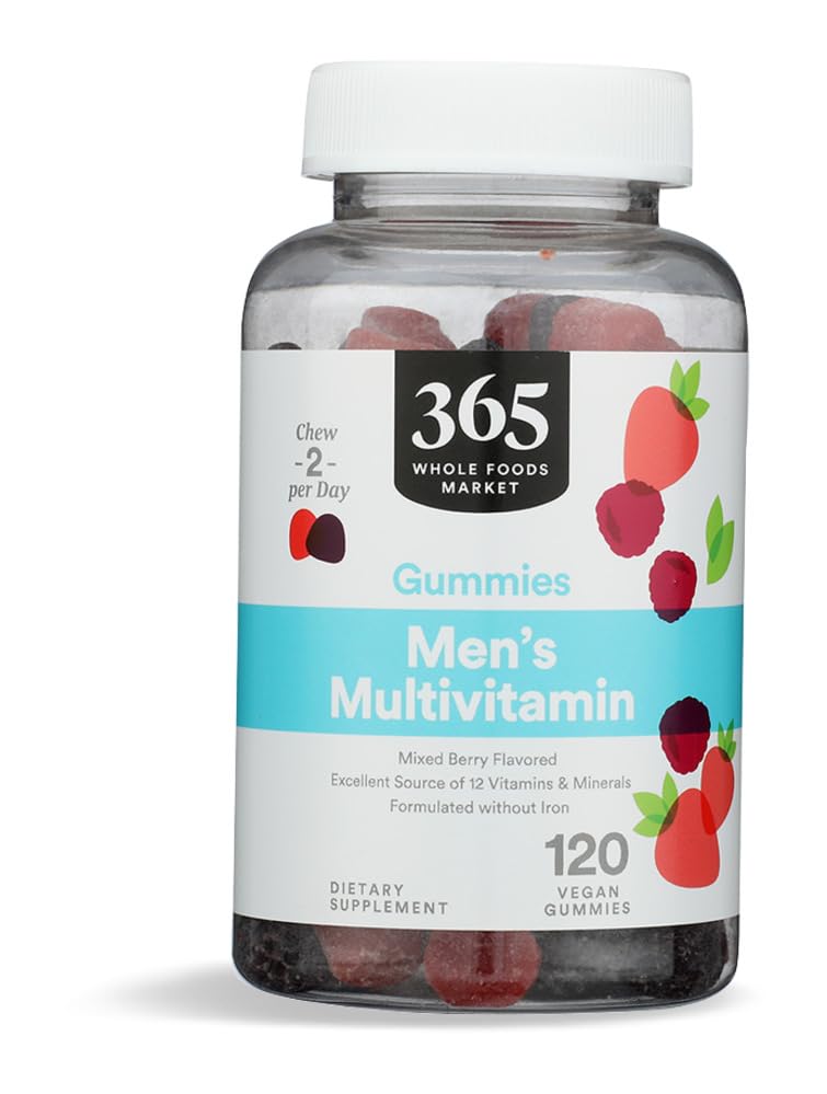 365 by Whole Foods Market Men's Multivitamin Gummies, 120 Count