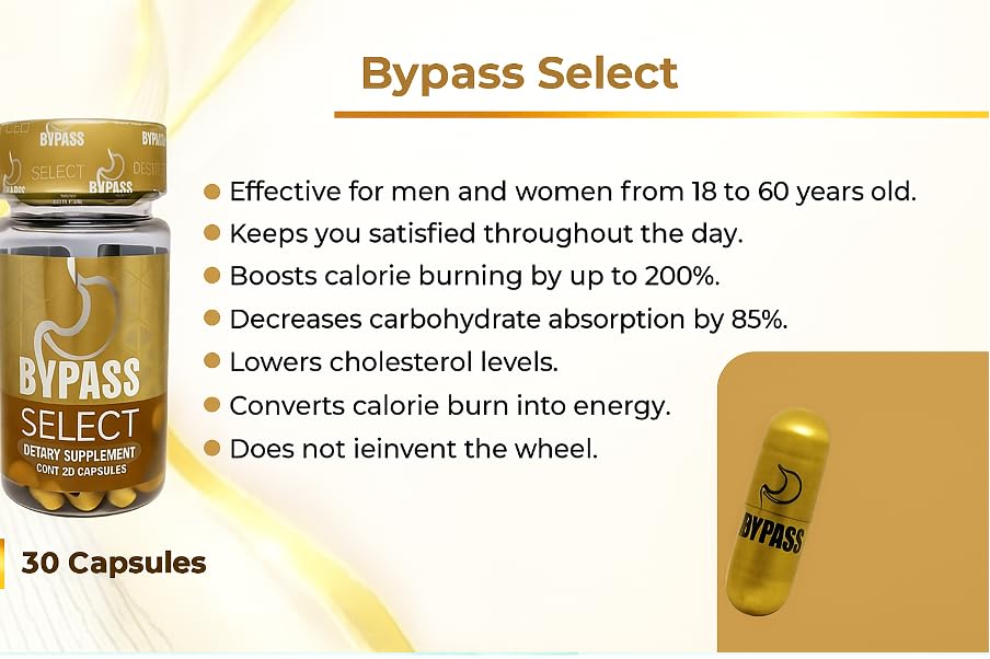 Generic Bypass Select Daily Wellness Formula Capsule, 30 Capsules