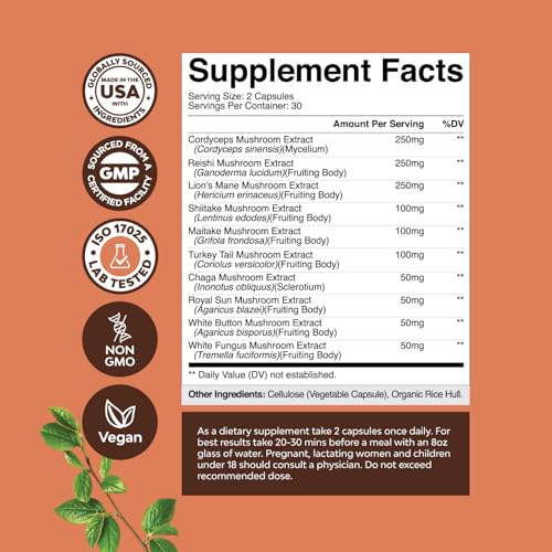 Natures Craft Nootropic Brain Supplement 120 Capsules