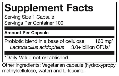 GI ProHealth Scdophilus 3+ Capsule 1 Count