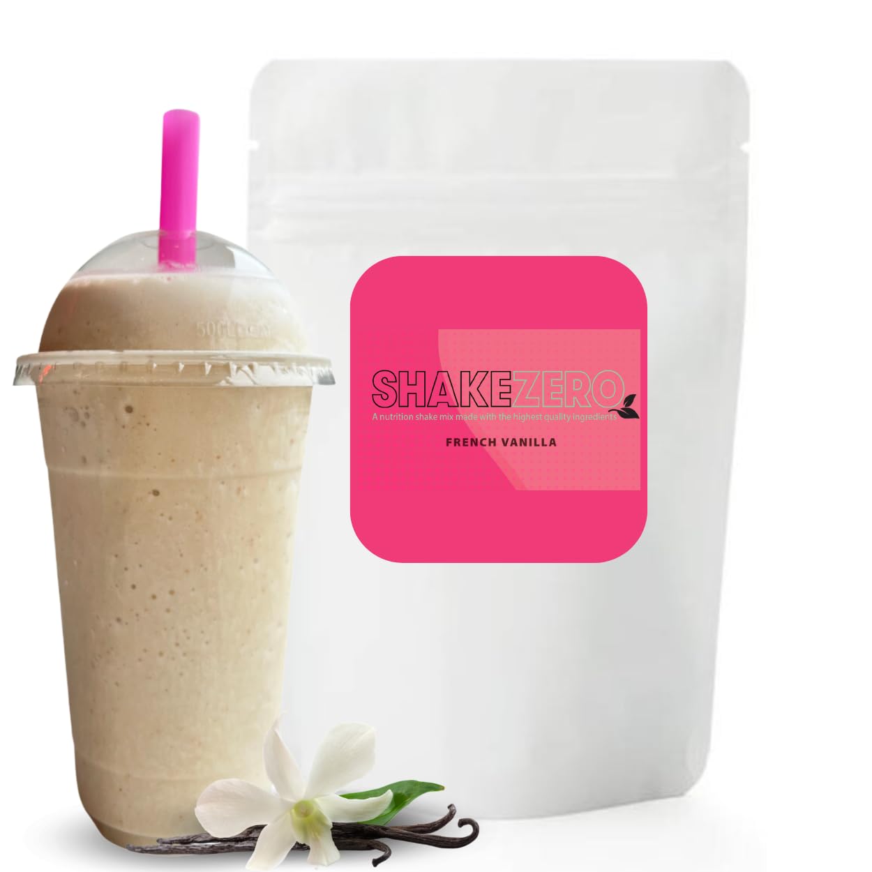 GramZero Shakezero French Vanilla Protein Powder, 80 oz