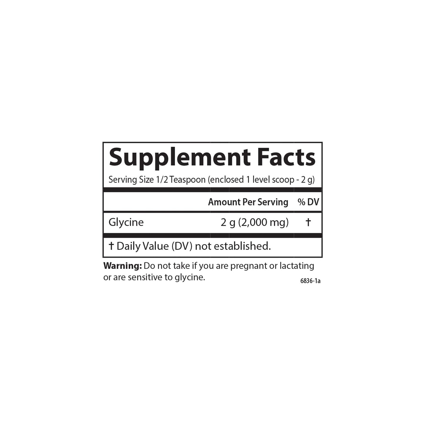 Carlson Glycine Powder, 2000 mg Glycine, 17.6 oz
