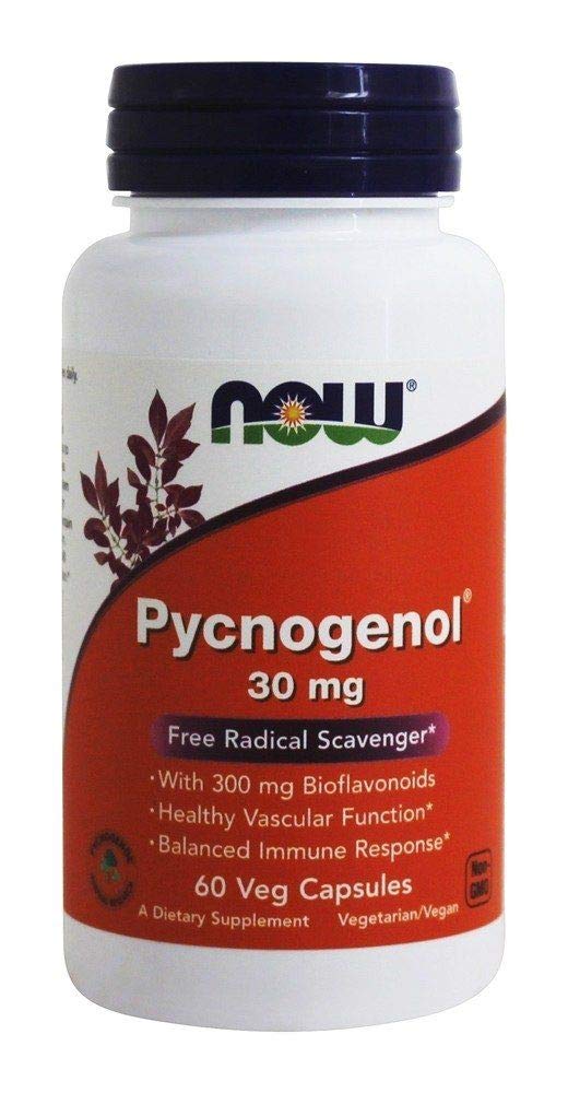 NOW Foods Pycnogenol Free Radical Scavenger 30 mg Capsules, 60 Count