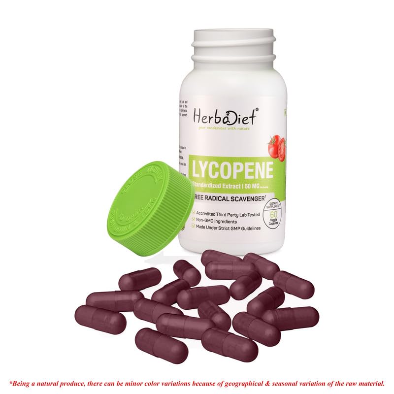 Herbadiet Lycopene 50mg Capsules, 120 Capsules