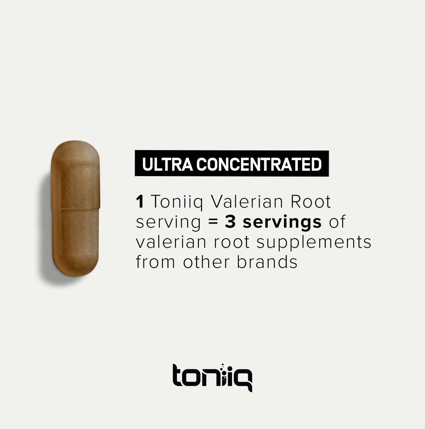 Toniiq Valerian Root Capsules 120 Capsules