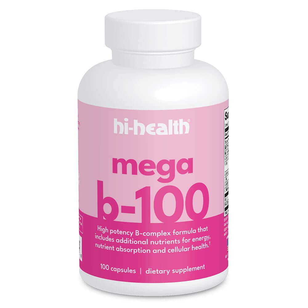 Ultra Plan Hi-Health Mega B-100 Capsules, 100 Count