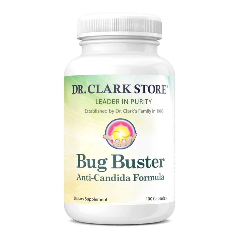 Dr Clark Store Bug Buster Anti-Candida Formula 620mg Capsule, 100 Count