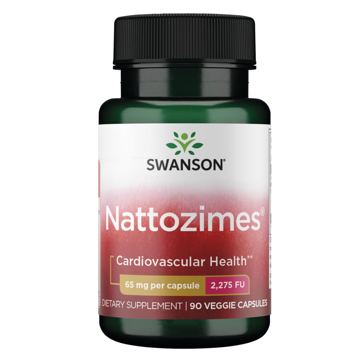 Swanson Nattozimes 65 mg / 2275 FU Veg Capsules, 90 Count