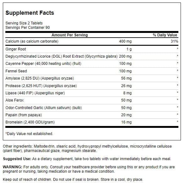 Swanson Condition Digestive Essentials Capsule 180
