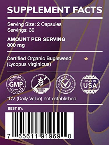 HerbEra Bugleweed Capsules 60 Count