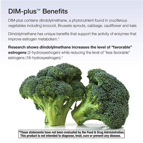 Nature's Way Dim-Plus, Diindolylmethane Vegetarian Capsules 120 Capsules