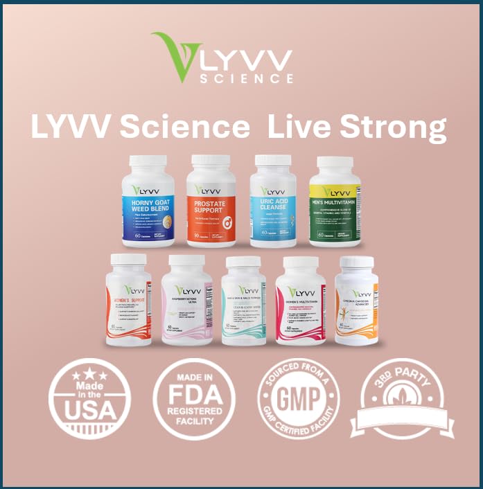 Lyvv Prostate Support with Saw Palmetto, Plant Sterol, Zinc, Selenium, Copper and More for Prostate Health and Urinary Health, 90 Capsules