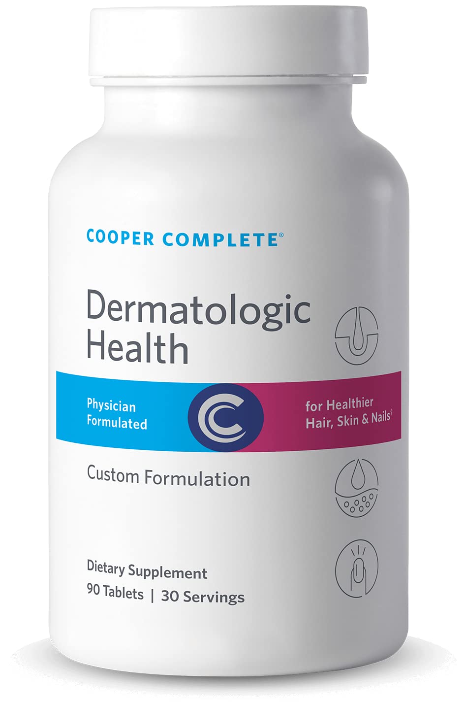 Cooper Complete Dermatologic Health, Skin Hair & Nails Biotin Tablets 180