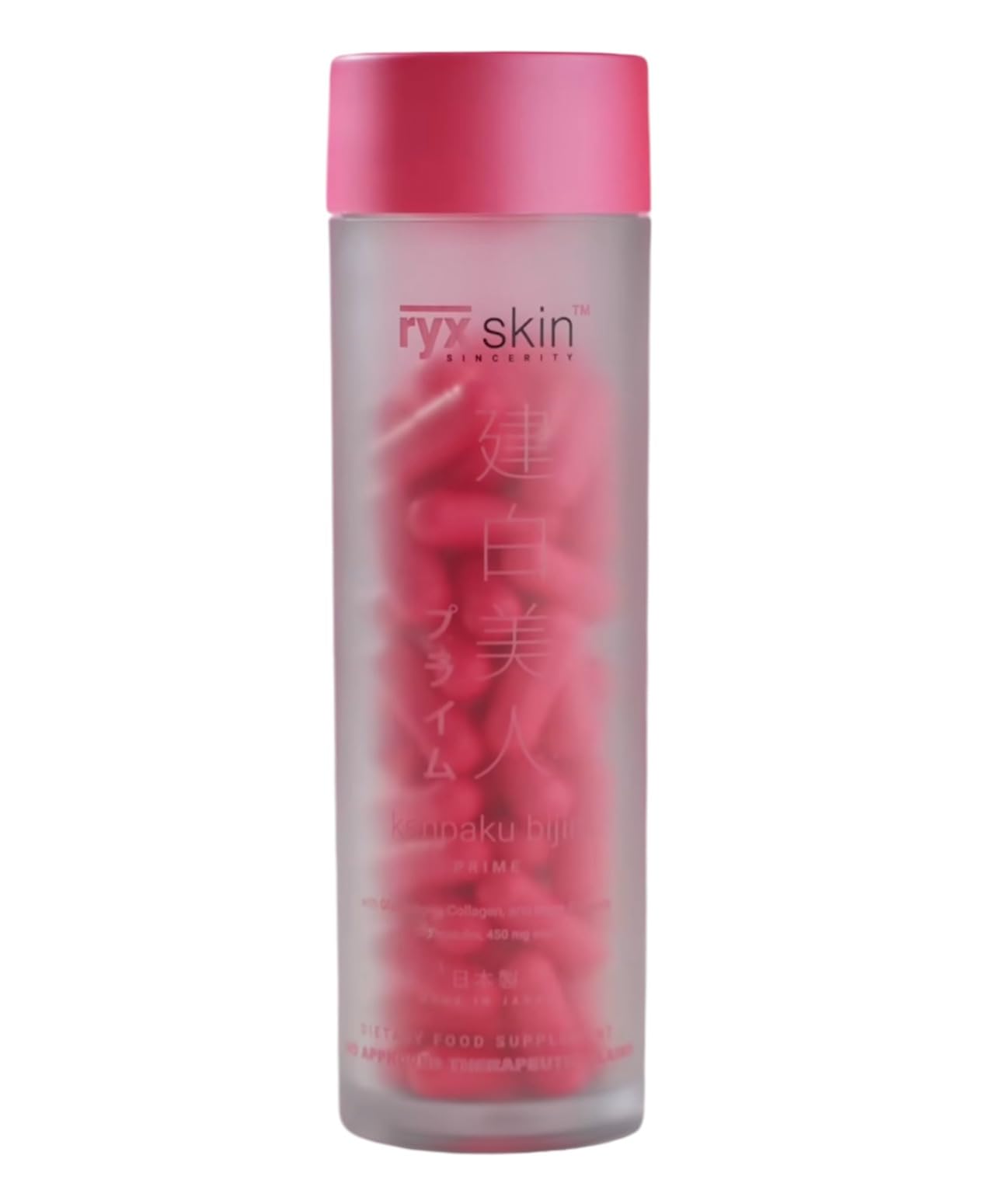 Generic Ryx Kenpaku Bijin Prime Glutathione with Collagen and Placenta Capsule, 1 Count