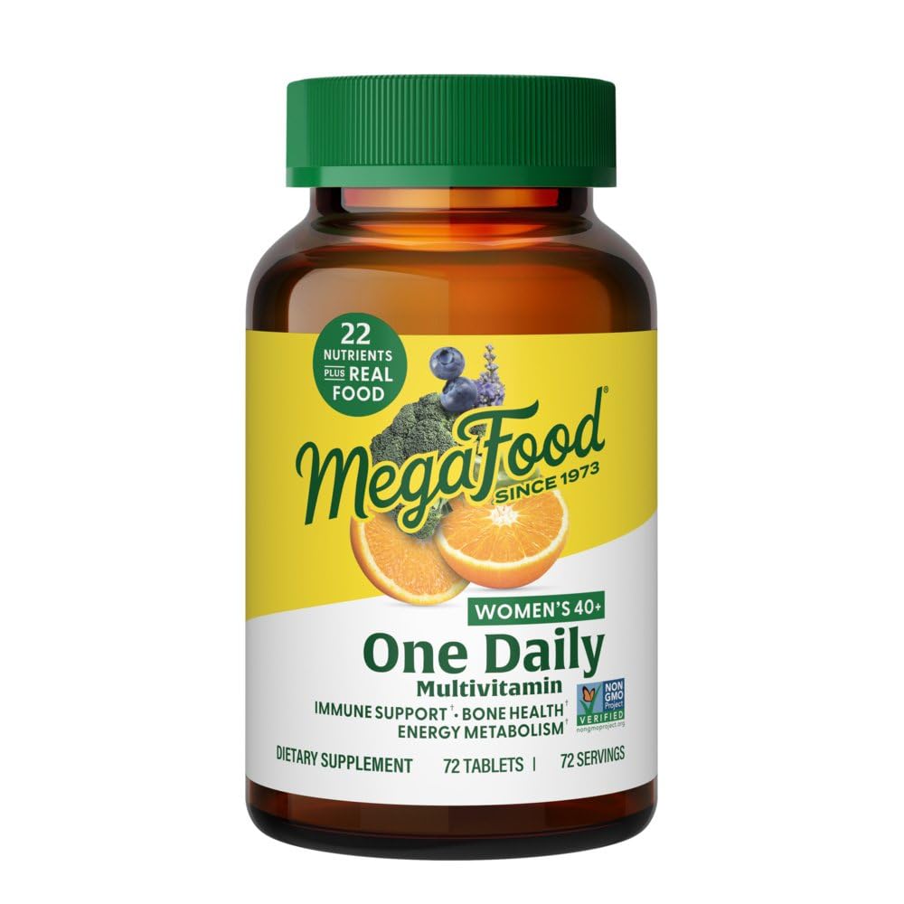 MegaFood Women's 40+ One Daily Multivitamin Tablets, 72