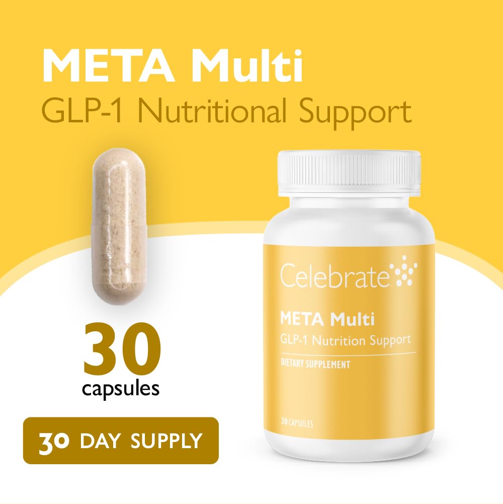 Celebrate Bariatric Supplements META Multi GLP-1 Multivitamin Weight Support 30 Capsules
