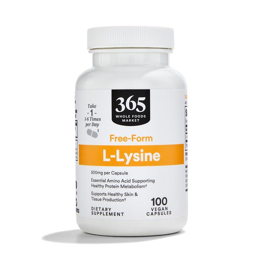 365 by Whole Foods Market L-Lysine 500mg Capsule, 100 Count