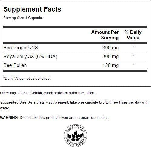 Swanson Ultra Royal Jelly Propolis Complex Capsules 60
