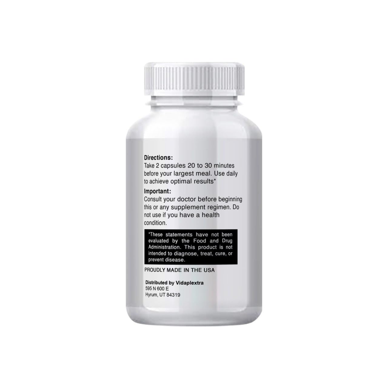 VIDAPLEXTRA Sugar Protect Capsules, 60 Capsules