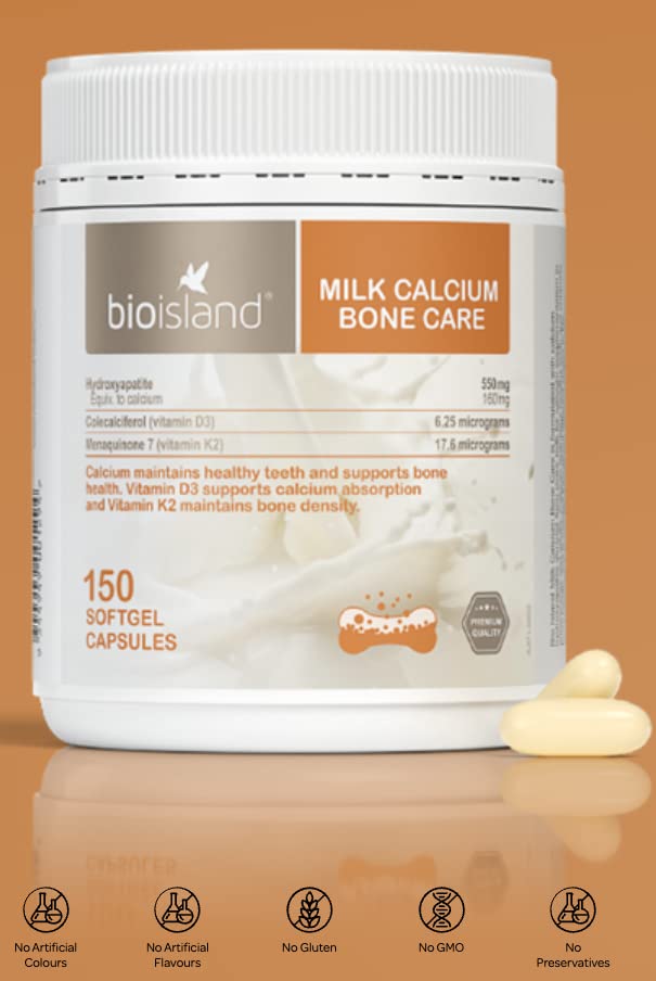 BiO Milk Calcium Bone Care Softgel Capsules 150 Count