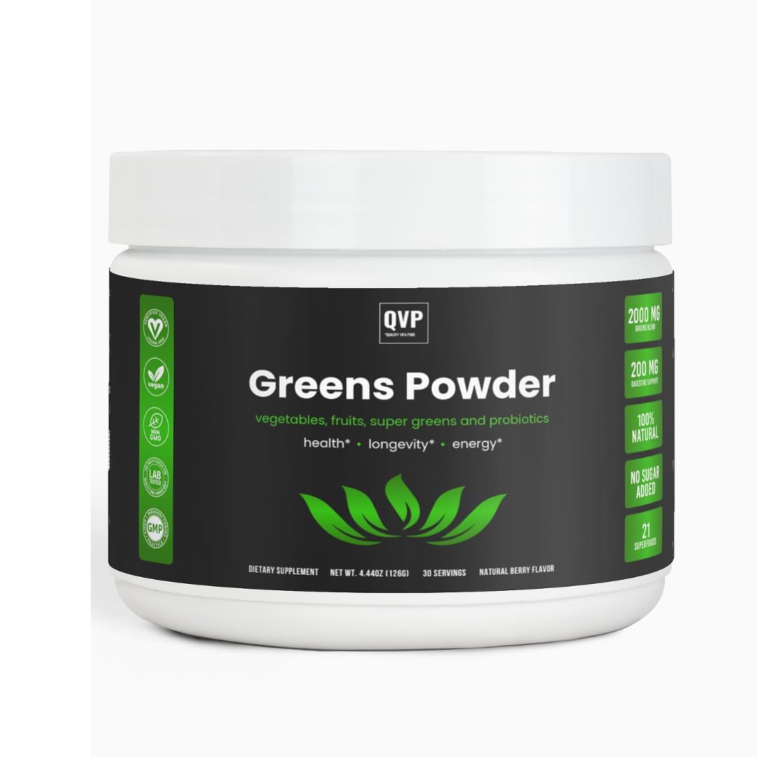 QVP Greens Superfood Powder 2.0 Pack of 50