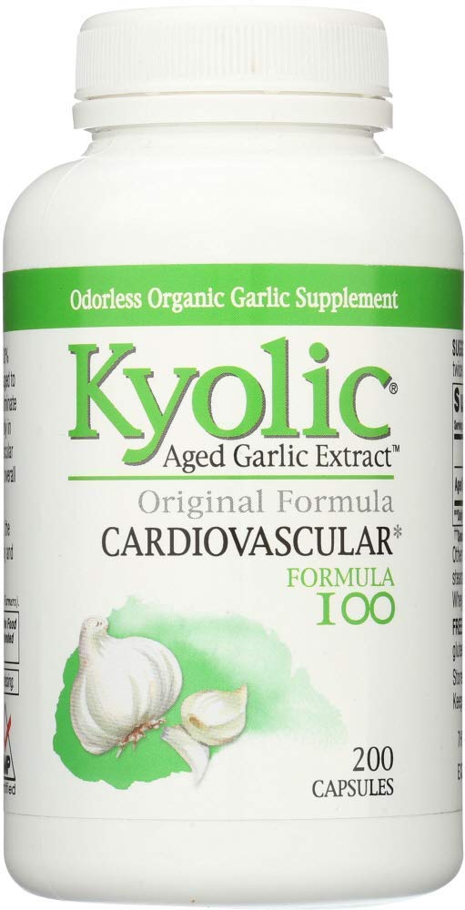 Kyolic Garlic Extract 100 Capsules, 200 Count