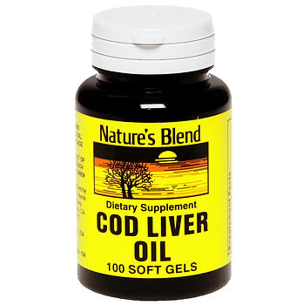 Nature's Blend Cod Liver Oil Softgels 100