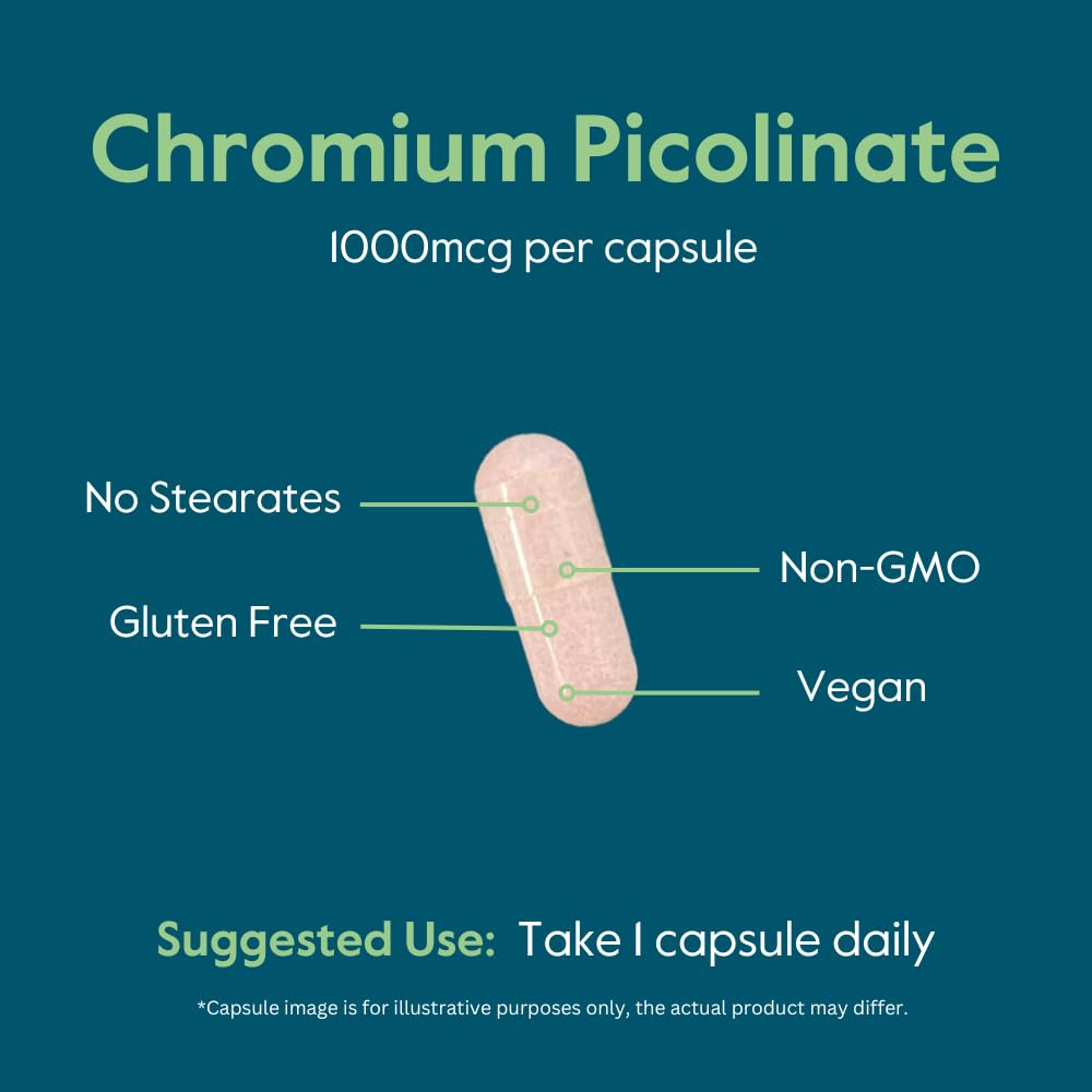 BESTVITE Chromium Picolinate 1000mcg Capsules 240