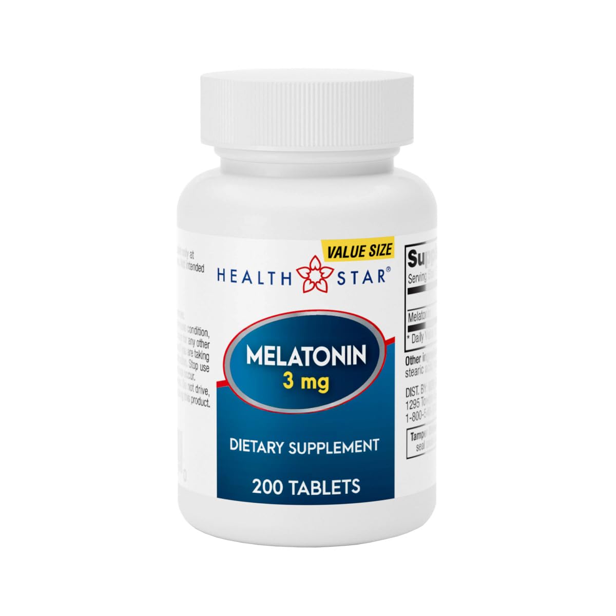 GeriCare Melatonin 3mg Tablets, 200 Count