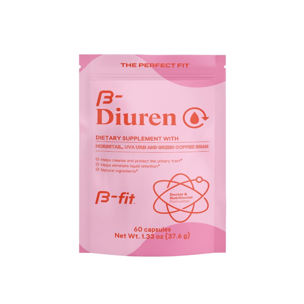 B-fit B Diuren Diuretic Capsules, 60 Count