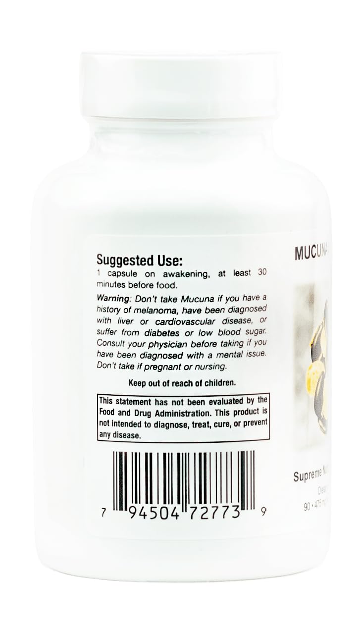 Supreme Nutrition Products Mucuna Supreme 180 Capsules