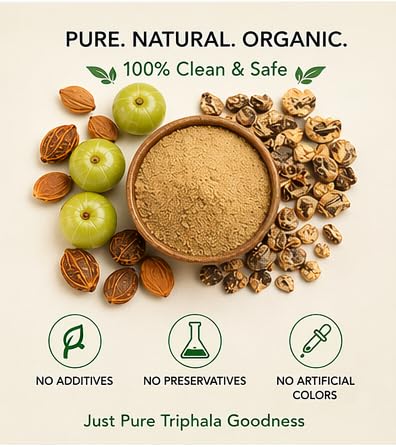 Leafy Organic Triphala Powder 16 Oz