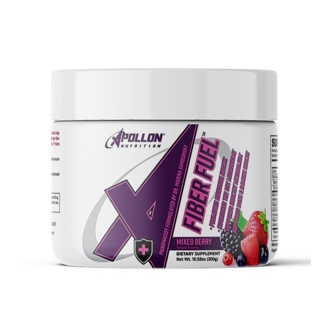 Apollon Nutrition Fiber Fuel Powder 10.58 Ounce