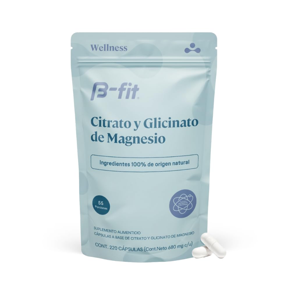 B-fit B Magnesium Glycinate Citrate Capsules, 220