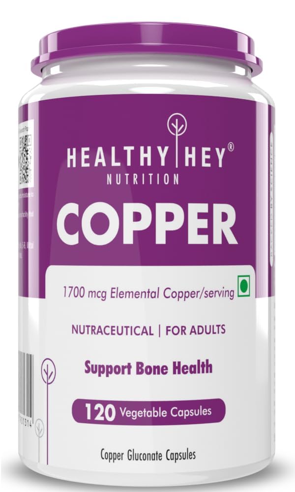 Generic Chelated Copper Gluconate Capsule, 120 Count