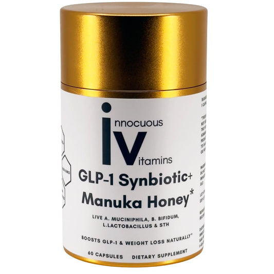 Innocuous Vitamins GLP-1 Synbiotic+Manuka Honey Probiotics Capsule, 60 Capsules