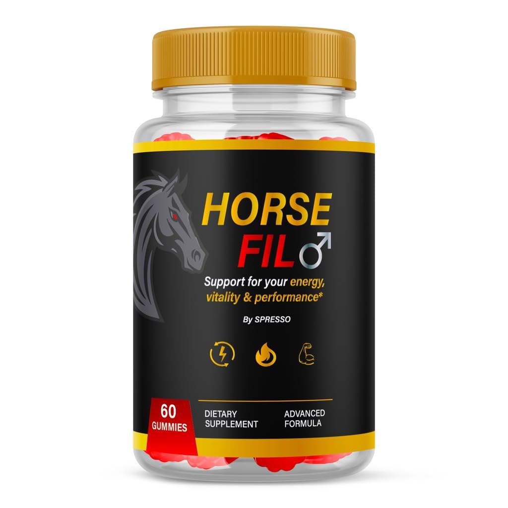 SPRESSO Horsefil Supplement Gummies for Overall Wellness Gummy 60 Count