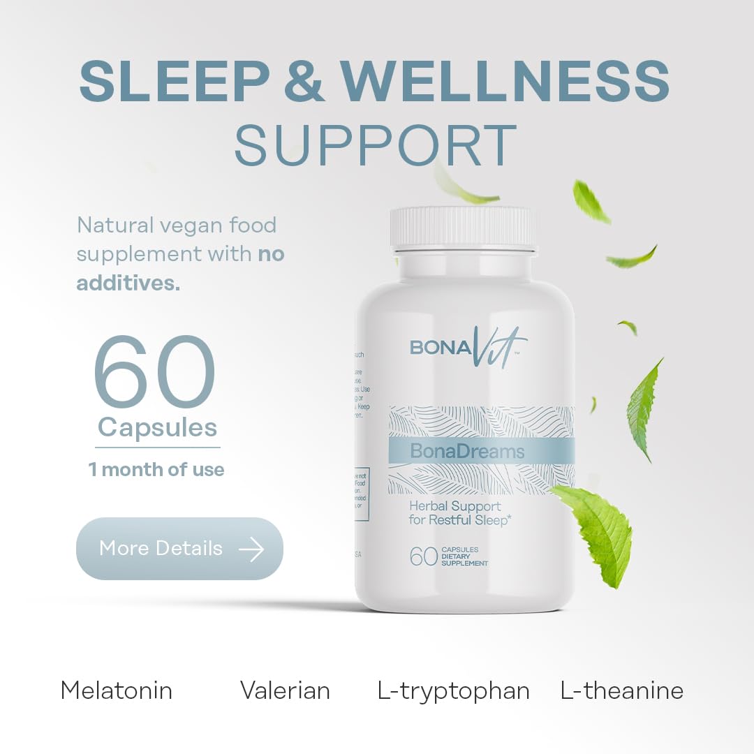 Bonavit Natural Sleep Aid Capsules 60 Count
