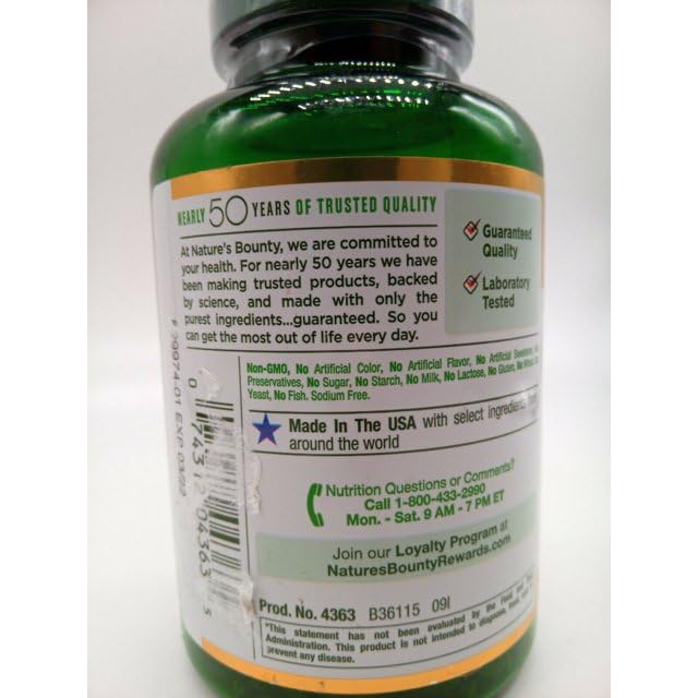 Nature's Bounty Cranberry Plus Vitamin C Softgels 500