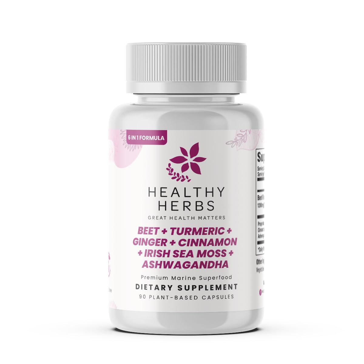 Healthy Herbs Wildcrafted Sea Moss Capsules, 90 Count