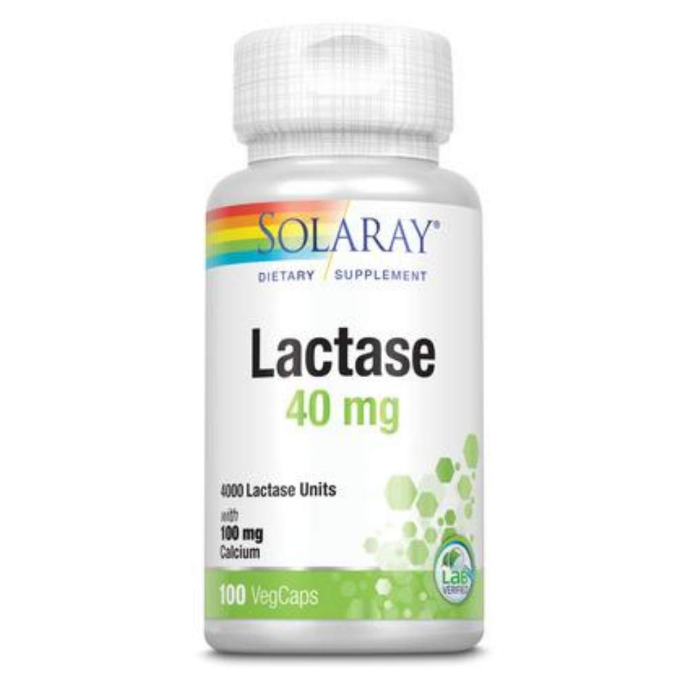 SOLARAY Lactase Capsule 100 Count