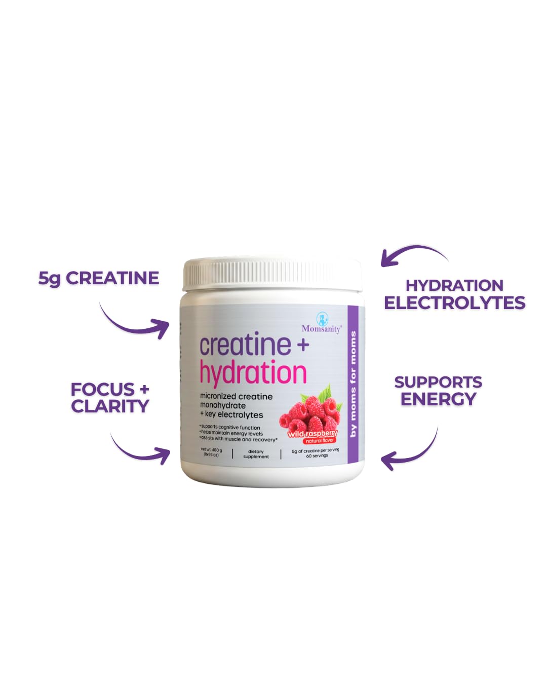 Momsanity Creatine + Hydration Powder 16.93