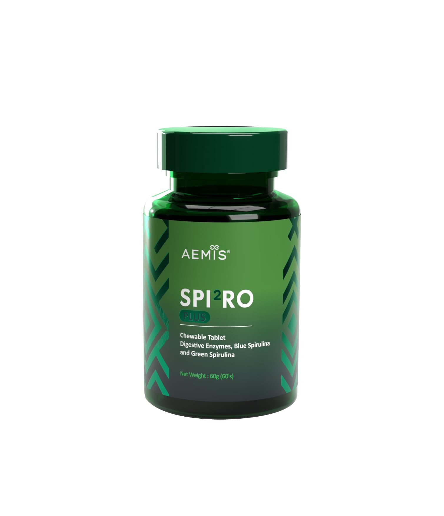 WELLOUS Aemis Spi2ro Plus Spirulina Chewable 1 Count