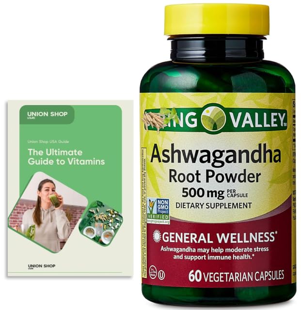 Generic Spring Ashwagandha 500mg Root Powder Capsule, 60 Count