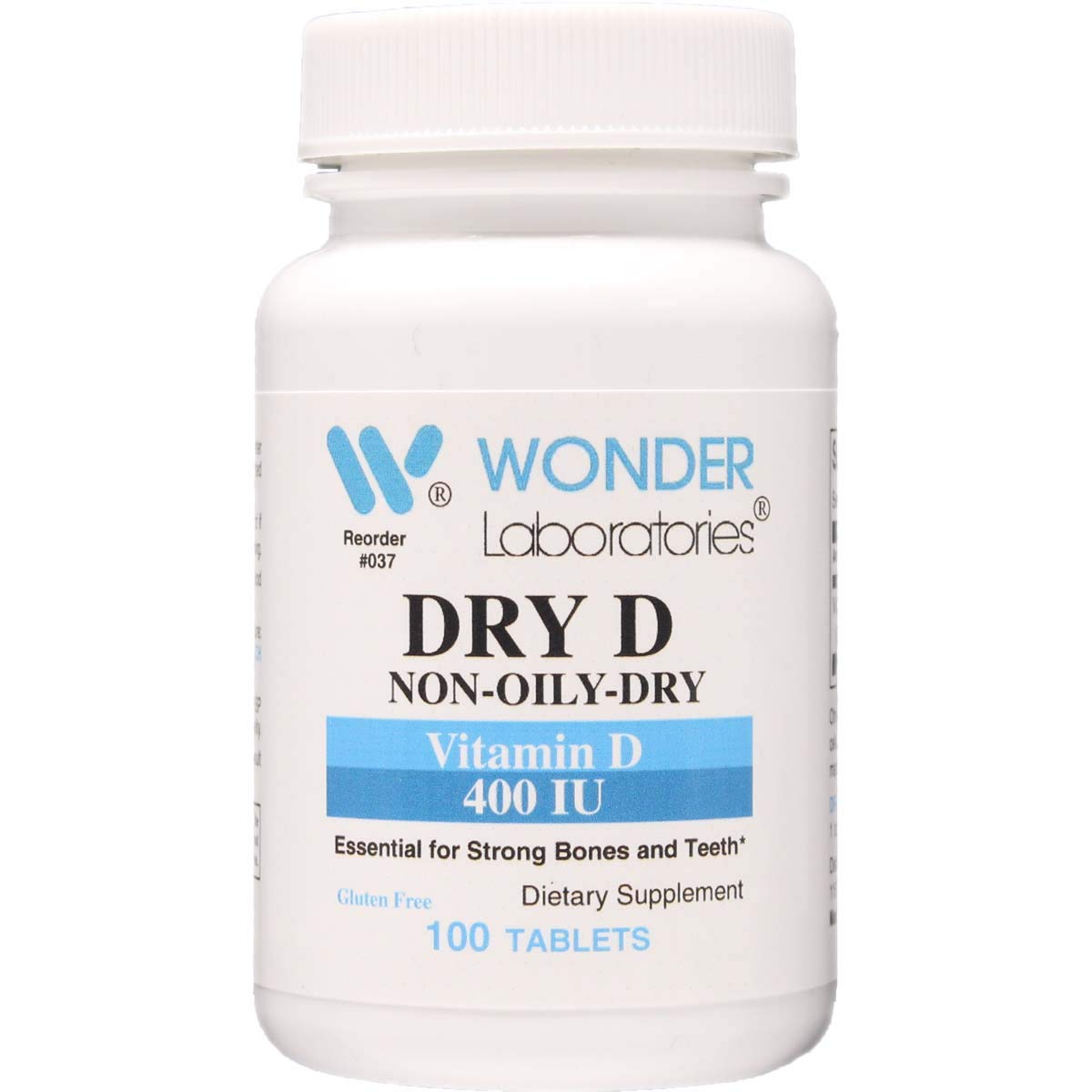 Wonder Laboratories Vitamin D3 400 IU Tablet, 100 Tablets