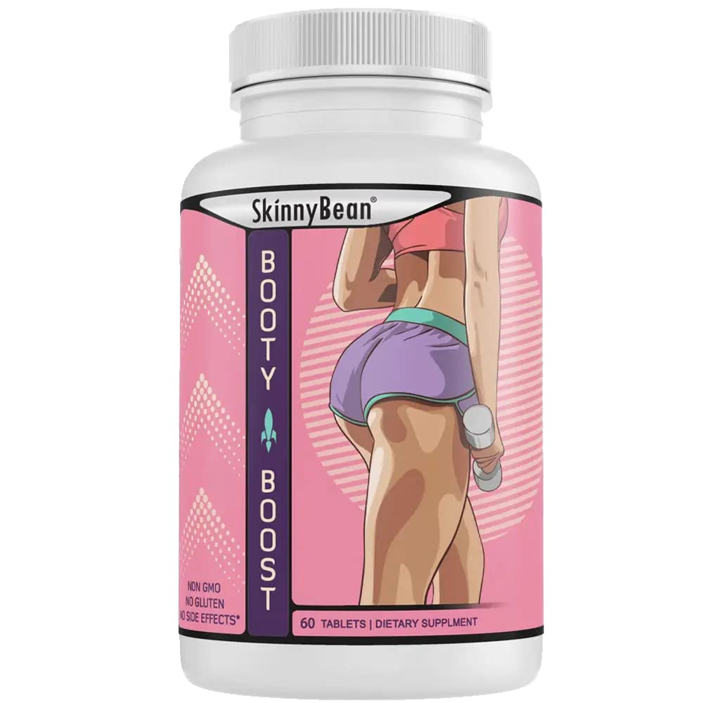 Skinny Bean The Natural Booty Booster Butt Growth Supplement Capsule 1 Count