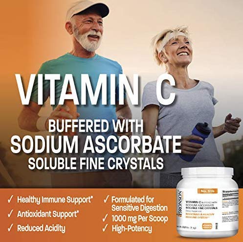 Bronson Buffered Vitamin C Powder, 35.3 Ounces