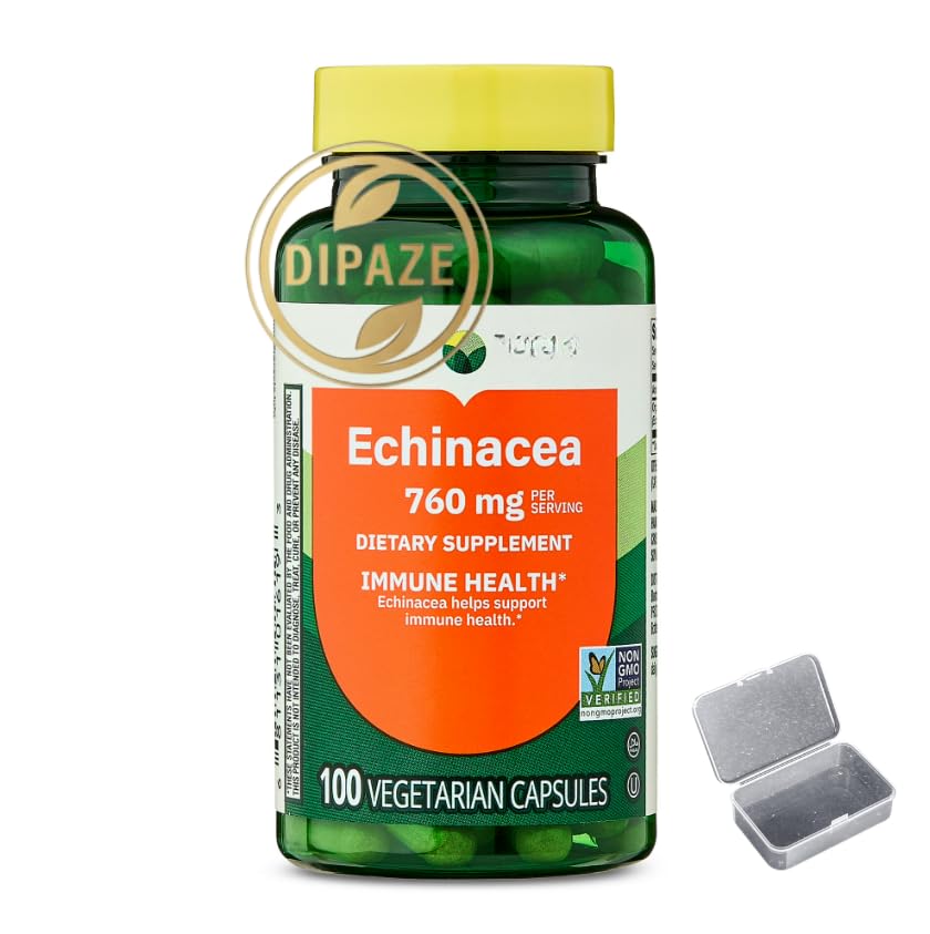 Dipaze Echinacea Capsule, 760 mg, 100 Count