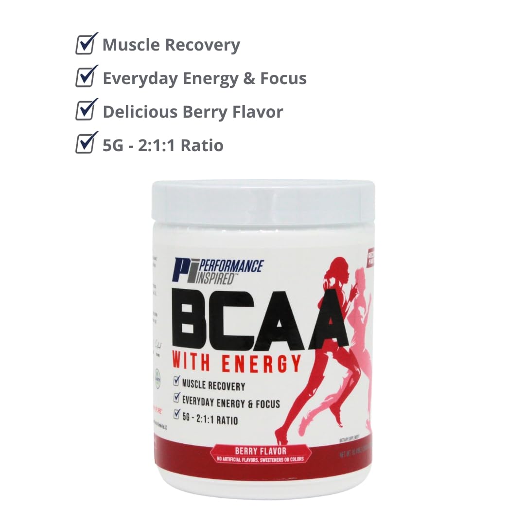 PERFORMANCE INSPIRED BCAA with Energy Powder 10.48 oz