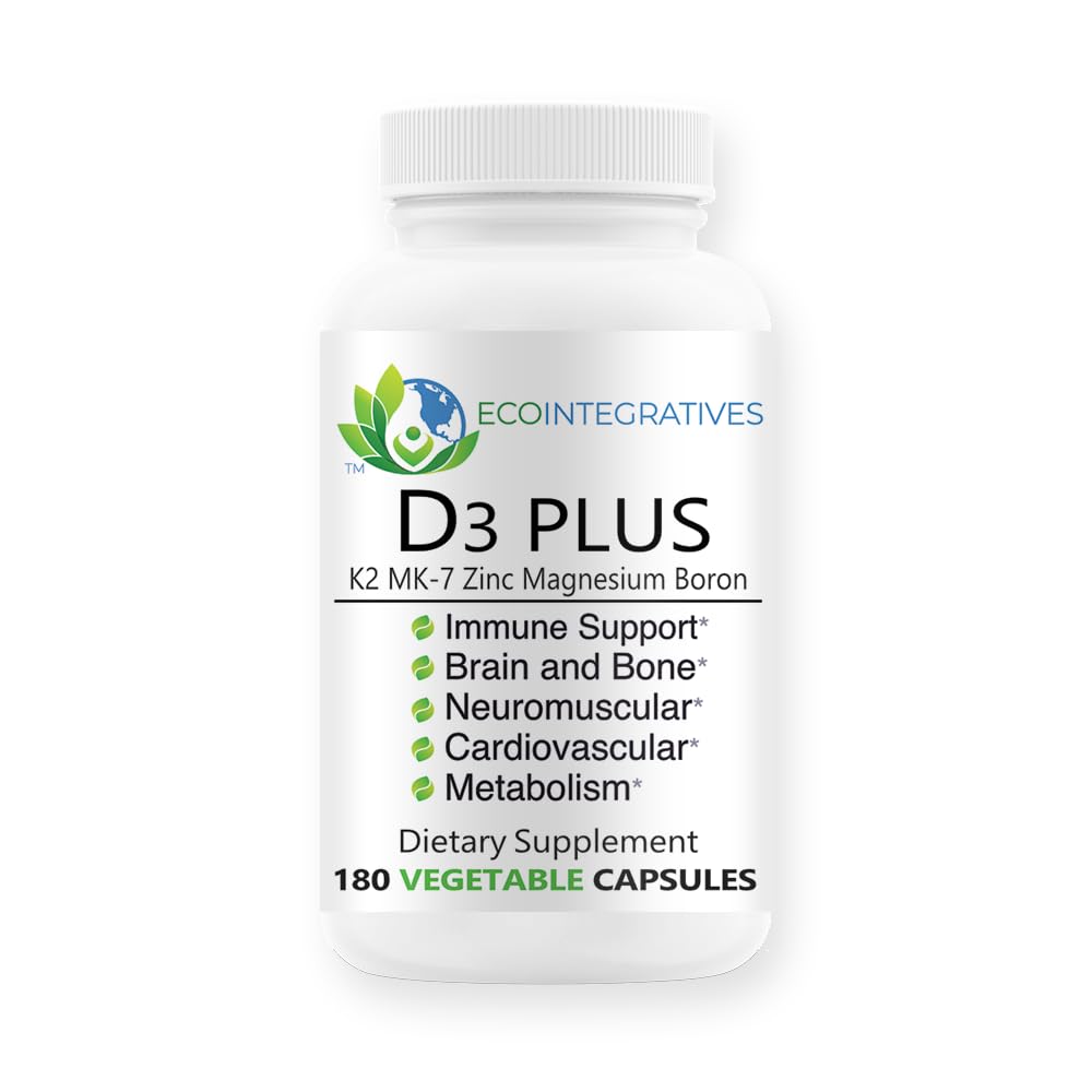 EcoIntegratives D3 Plus Boron Vitamin K2 Magnesium Zinc Capsule 180